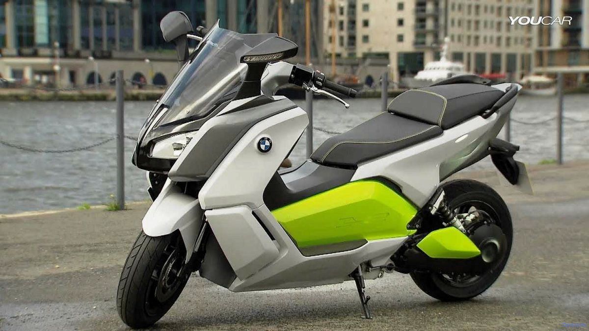 (evolution, 2014, года, революция, мире) BMW C Evolution 2014 года — революция в мире электроскутеров