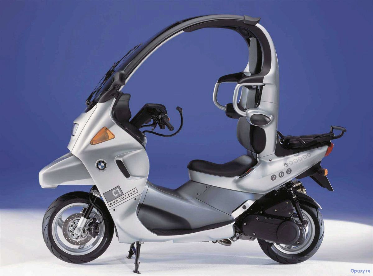 Обзор BMW C1 200 2001 года — уникальный скутер с безопасностью в приоритете