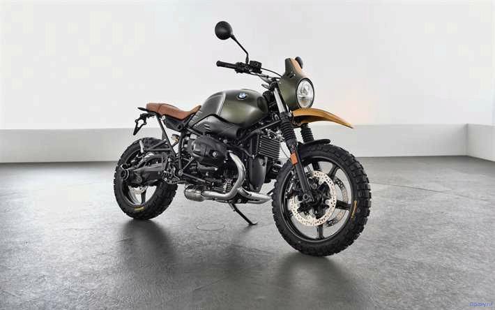 (обзор, мотоцикла, ninet, urban, 2017) Обзор мотоцикла BMW R nineT Urban GS 2017 года